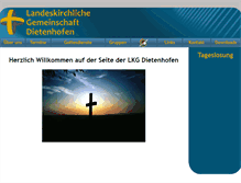 Tablet Screenshot of lkg-dietenhofen.de